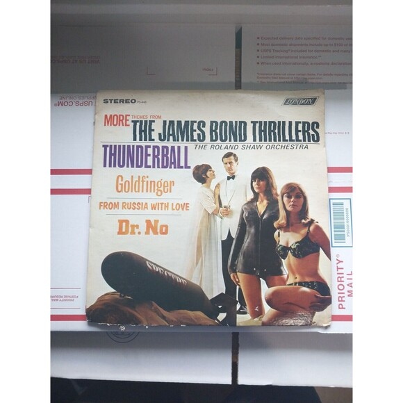 Roland Shaw Orchestra - More Themes From The James Bond Thrillers VINYL LP - Picture 1 of 7